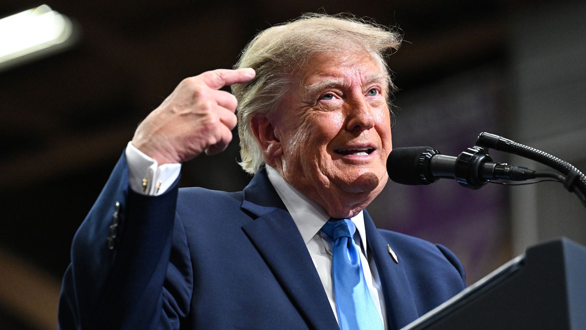Trump Denies Ordering Satellite Restrictions