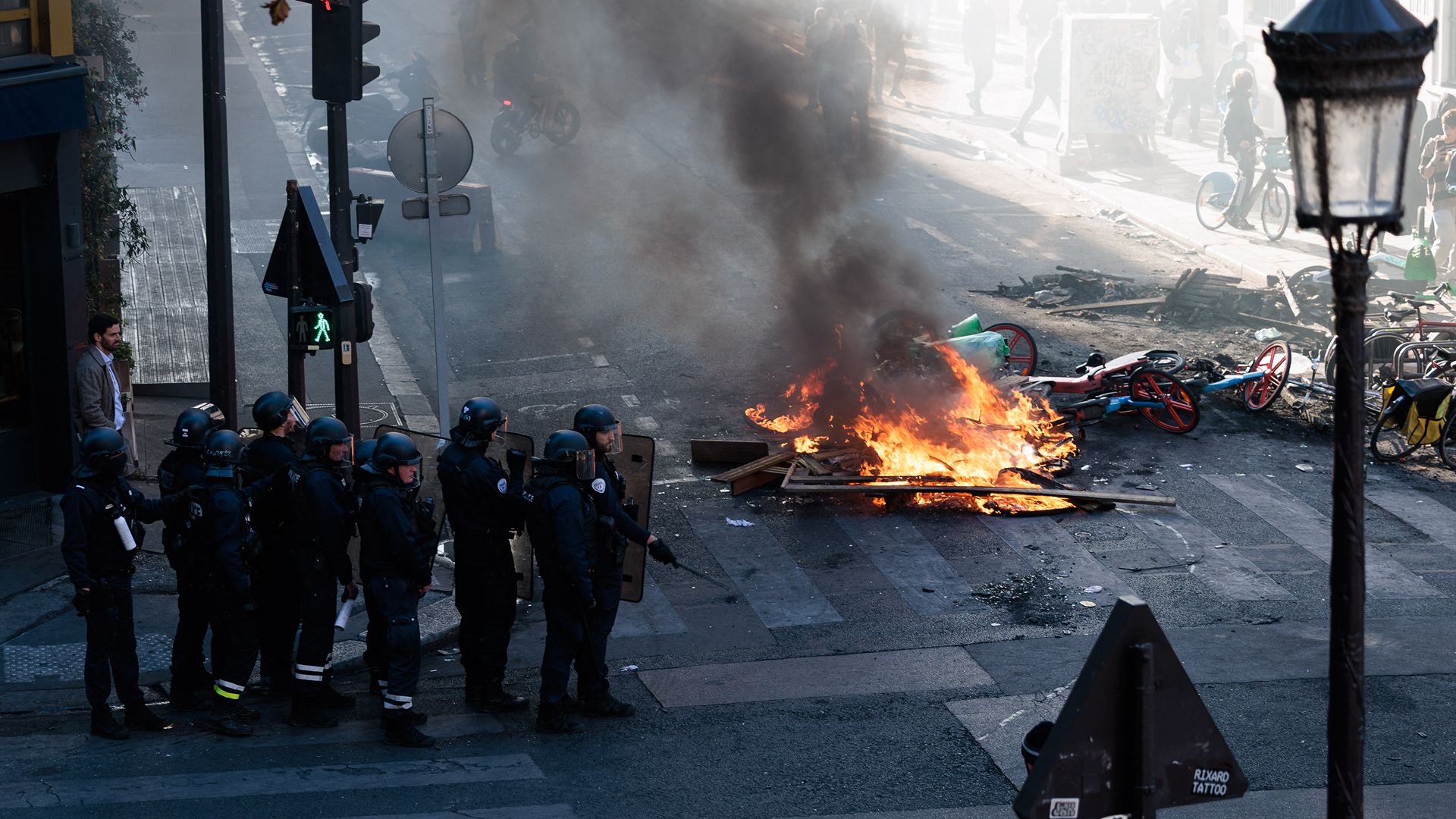 Thousands Arrested as Fires Devastate French Cities