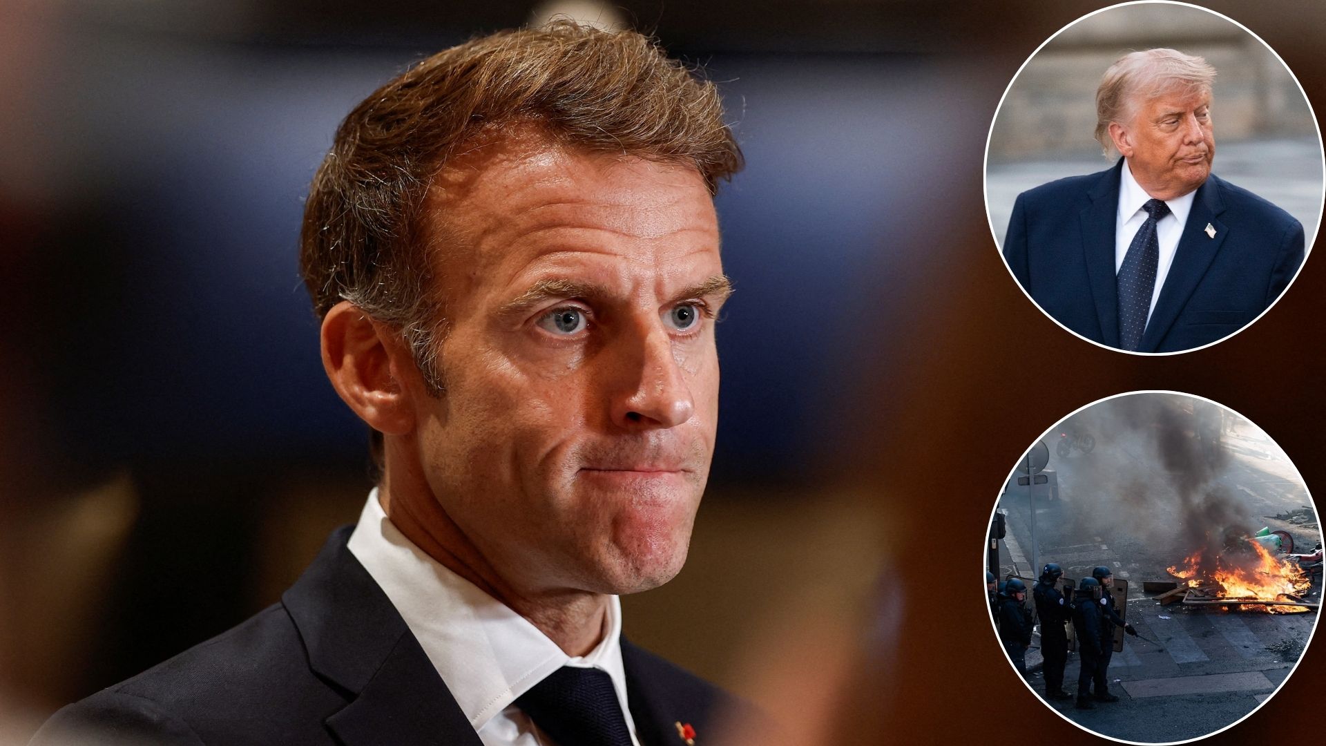 Macron Fires Back at Trump: Claims That Migrants Are «Burning» France «Stupid» and «Unacceptable»