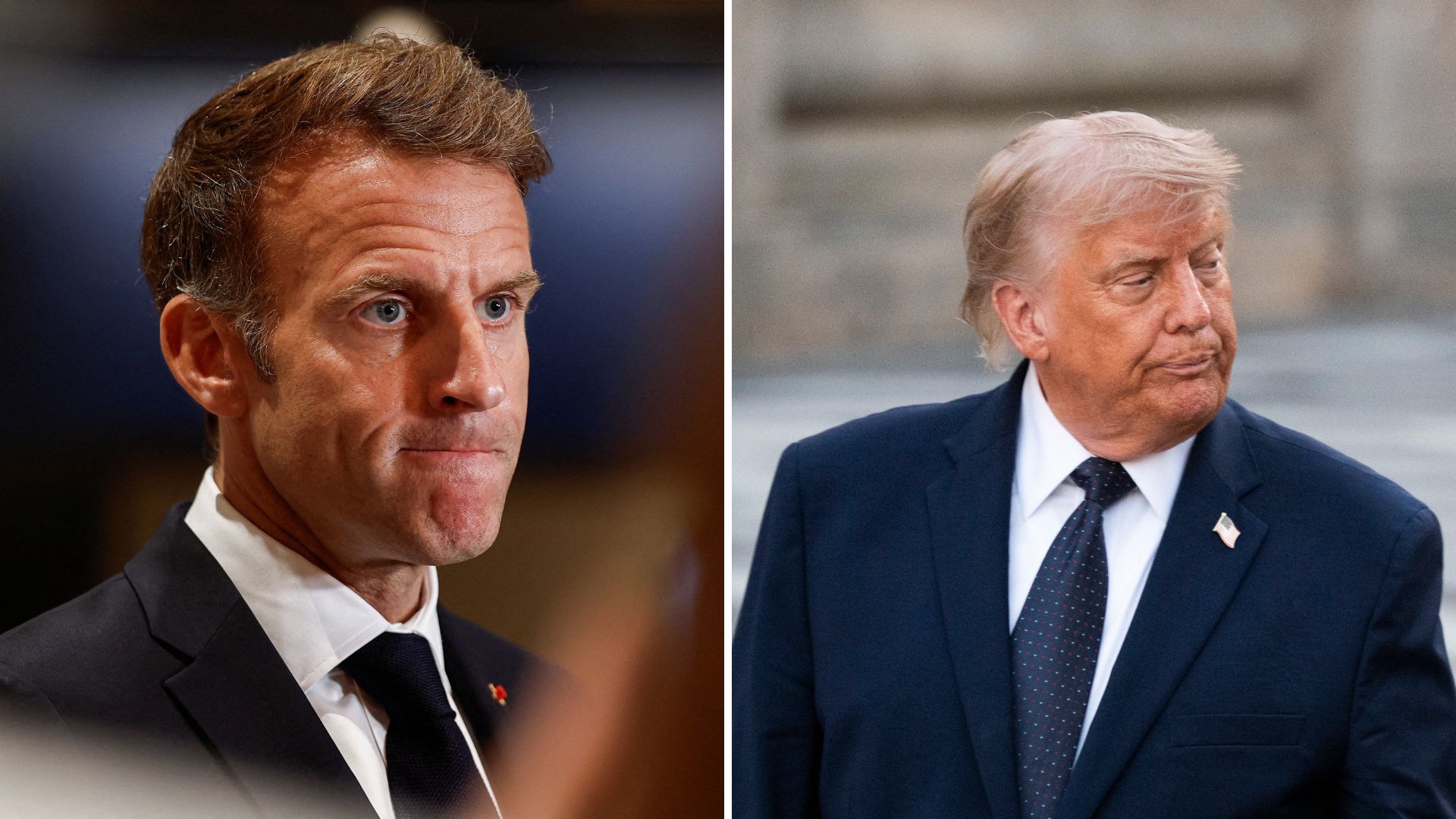 Macron Rejects Trump's Portrayal of France's Crisis
